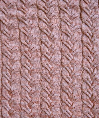 Grenoble Cabled shawl