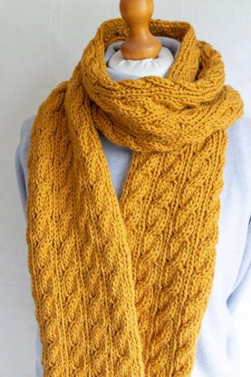 Easy Cable Scarf