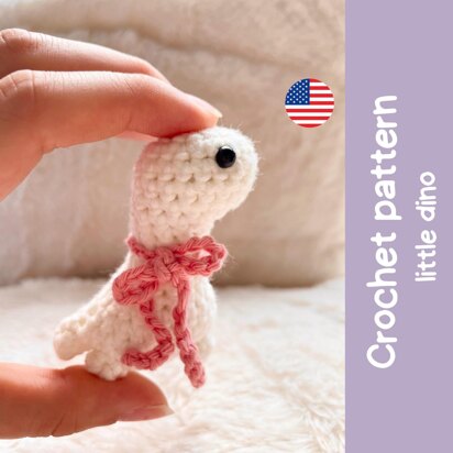 Crochet Pattern Amigurumi little Dino / PDF tutorial in English