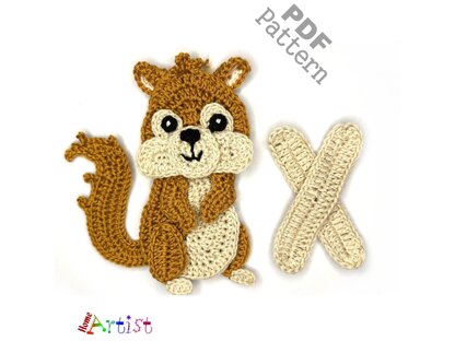 Crochet Animal Alphabet X Xeruse pattern