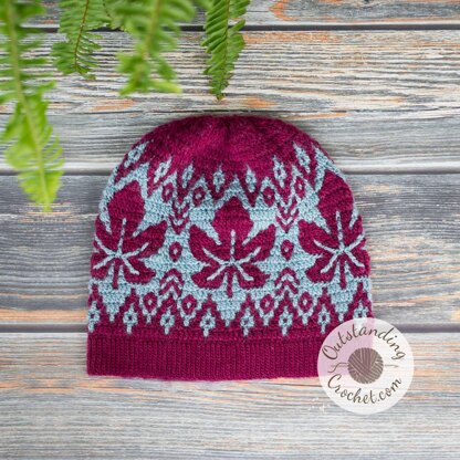 Star leaf Mosaic Hat