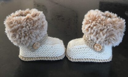 Faux Fur Booties