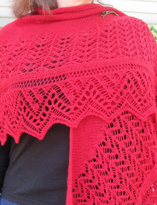 MuckleRow Long Wingspan Shawl