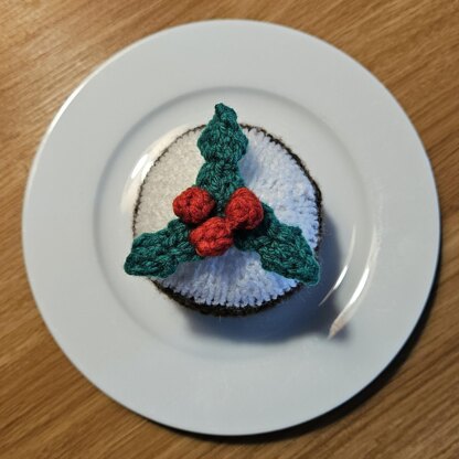 Knitted Christmas Pudding