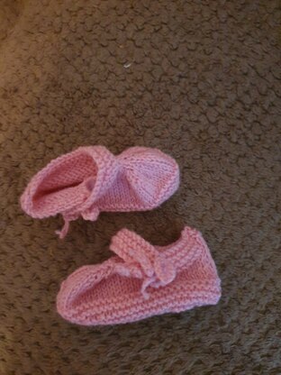 Pretty in Pink Baby Shoes