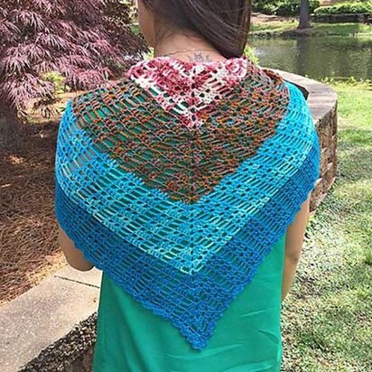 Hooked for Life Transition Shawl to Crochet PDF