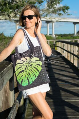 Mosaic Monstera Bag