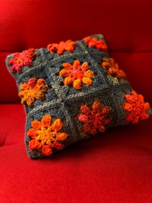 Cosmic Blooms Pillow