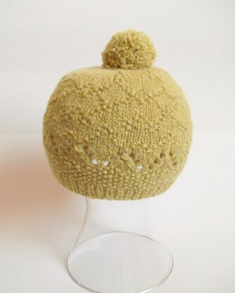 Champagne Queen Knit Hat