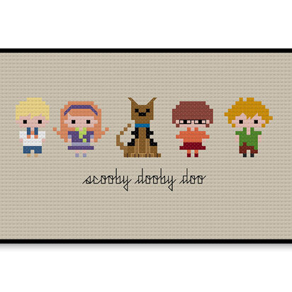 Scooby Doo Mystery Inc Bite Size - PDF Cross Stitch Pattern