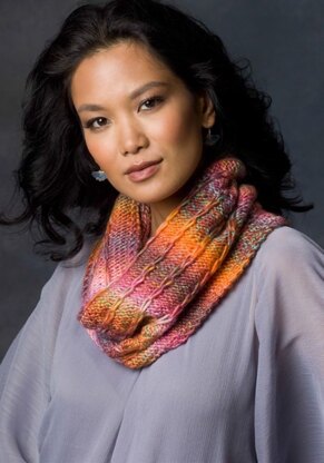 Spectra Cowl in Red Heart Boutique Treasure - LW2883