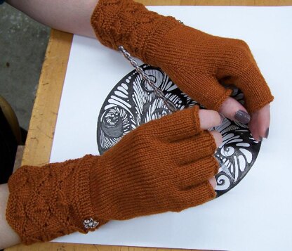 Masala Fingerless Gloves