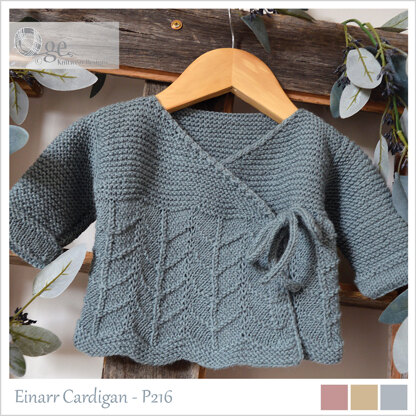 OGE Knitwear Designs P216 Einarr Cardigan PDF