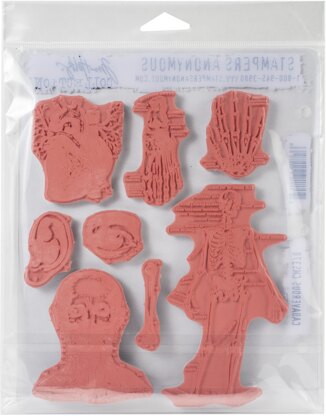Stampers Anonymous Tim Holtz Cling Stamps 7"X8.5" - Cadaverous