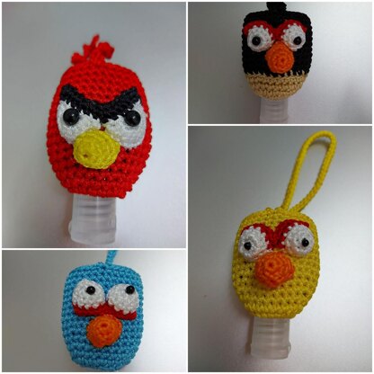 Angry Bird hand sanitizer cover - Red