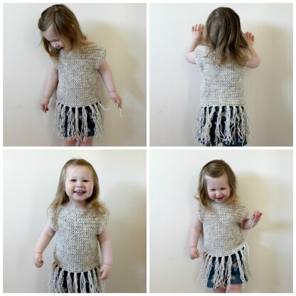 PDF05 Crochet Fringe Top