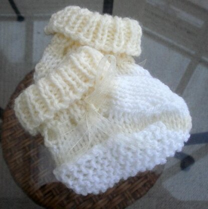 Lemon Blossom Bootees