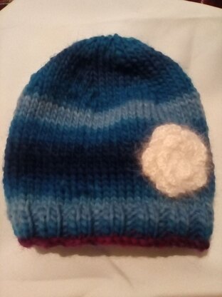 Chunky Knit Child's Hat in Naturgarn