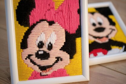 Vervaco Long Stitch Kit Disney Minnie Mouse Cross Stitch Kit