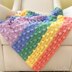 Rainbow Bobble Stitch Crib Blanket