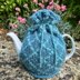 Diamond Patterned 4 Cup Teapot Cosy Knitting Pattern.