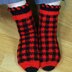 Happiness Plaid Socks