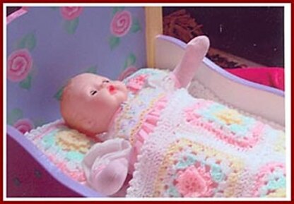 "Annabelle's Rose  Blankie & Pillow Set"