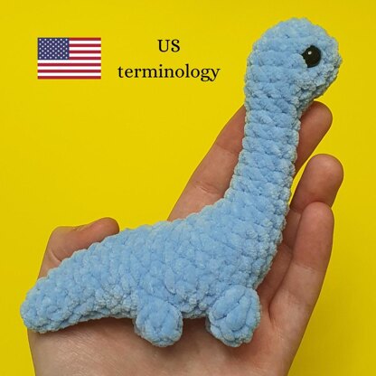 No-Sew Brontosaurus. US terminology