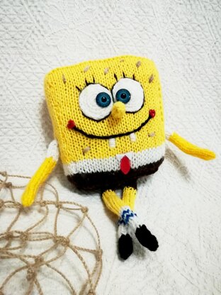 Knitted SpongeBob