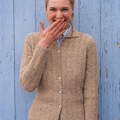 Martha Cardigan in Rowan Felted Tweed