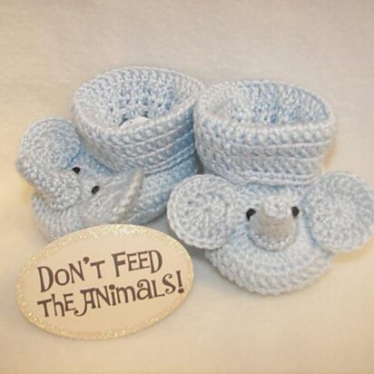 Elephant Baby Booties