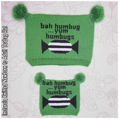 Intarsia - Bah Humbug ...Yum Humbugs - Chart Only