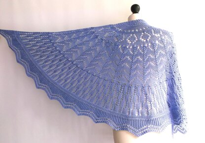 Cascade shawl 54