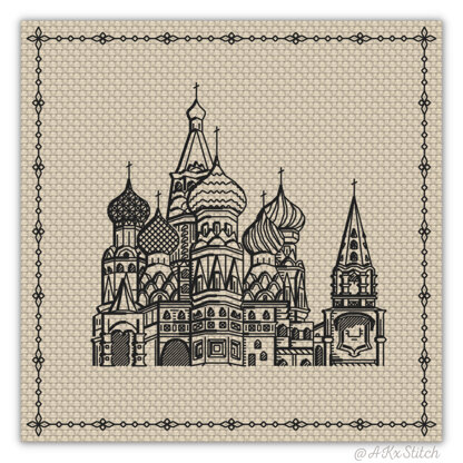 Around the World "St. Petersburg" Cross Stitch PDF Pattern