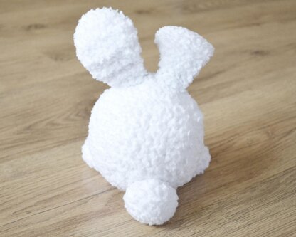 Bunny Amigurumi. Crochet Rabbit. Bunny Ball Toy. Easter Pattern