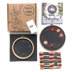 Hoffelt and Hooper Ella Jade - Black Embroidery Kit - 6in