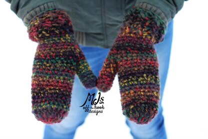 Bulky & Quick Cross Stitch Mittens