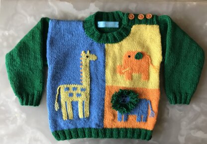 Animal Block Pullover