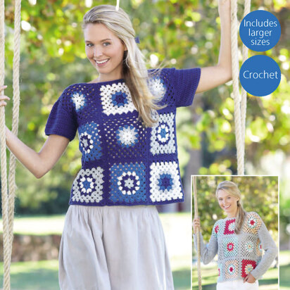 Tops in Hayfield Sundance DK - 8145 - Downloadable PDF