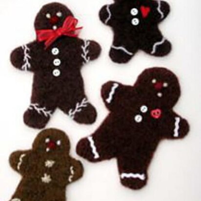 Felted Woolly Gingerbread Cookie