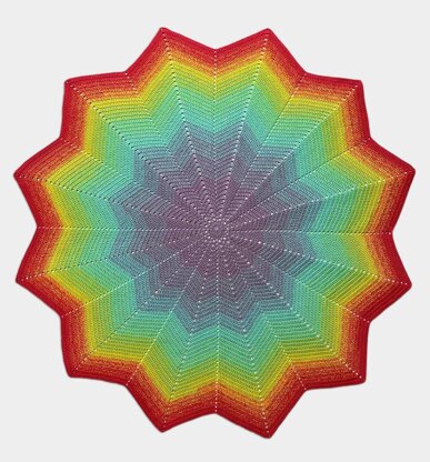 Rainbow Star Baby Blanket