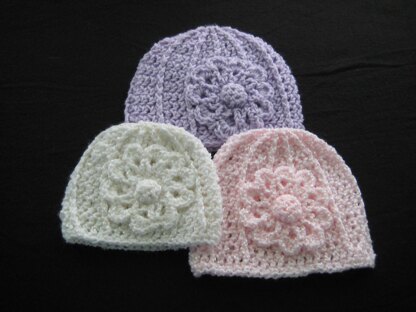 Flower Power Beanie Hat