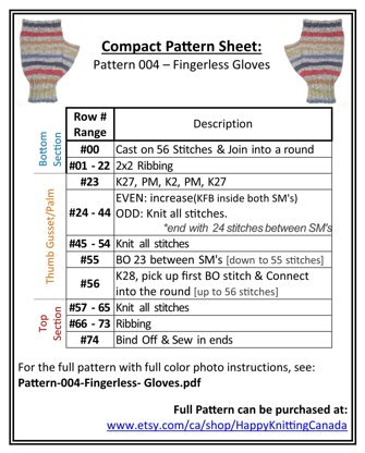 Fingerless Gloves