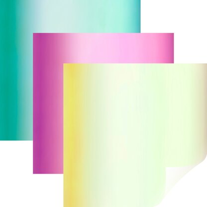 Cricut Holographic Vinyl Sampler 12"X24" 3/Pkg - Miami