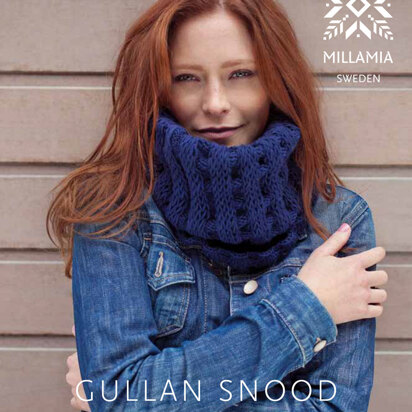 "Gullan Snood" - Snood Knitting Pattern in MillaMia Naturally Soft Aran