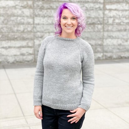 Stockinette Beginner Raglan LITE