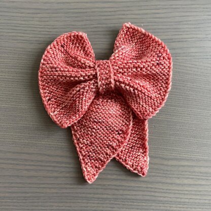 Garter Stitch Bow // Retrillesløjfe