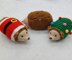 PDF Christmas Hedgehog Knitting Pattern Gift Bag/Toy Selection Box Chocolate Santa Christmas Tree Christmas Pudding