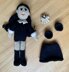 Enid and Wednesday dolls knitting pattern