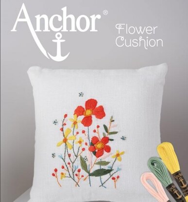 Anchor Flower Cushion - 0022500-00001-12 - Downloadable PDF